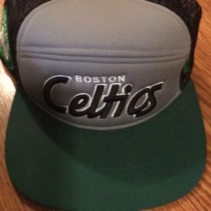 Celtics flat rim baseball hat